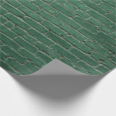 Grüne Mauer Geschenkpapier (Ecke)