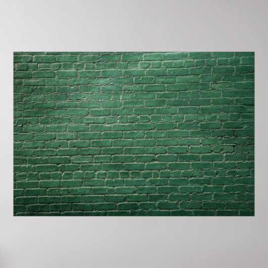 Grüne Mauer Poster (Vorne)