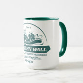 Grüne Mauer (Rafting 2) Tasse (VorderseiteRechts)