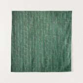 Grüne Mauer Wandteppich (Vorderseite (Horizontal))