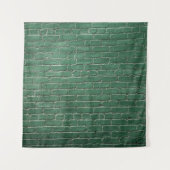 Grüne Mauer Wandteppich (Vorderseite)