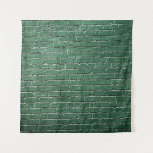 Grüne Mauer Wandteppich (Vorderseite)