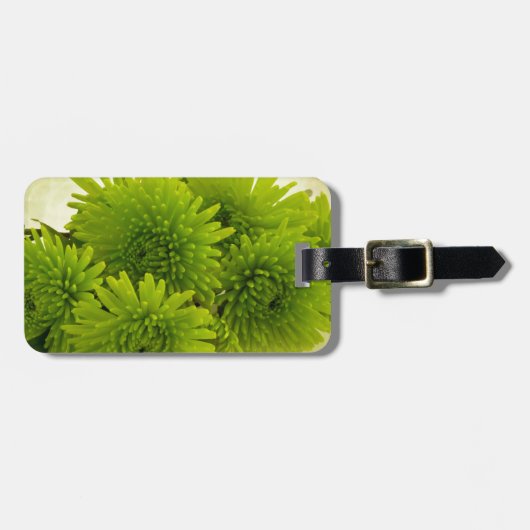 Grüne Mäuse Gepäckanhänger (Vorderseite horizontal)