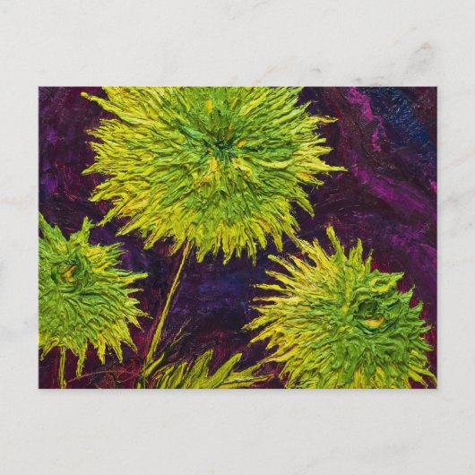 Grüne Mäuse Postkarte (Vorderseite)