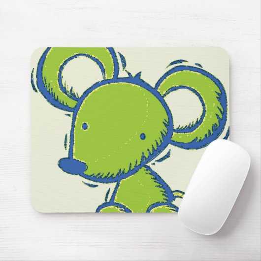 Grüne Mäusematte Mousepad (Mit Mouse)