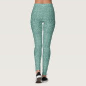 Grüne Medaillon-Leggings Leggings (Rückseite)