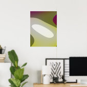 Grüne Meditation 6001 Poster (Heimbüro)