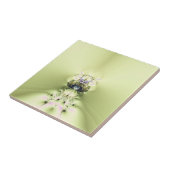 Grüne Meditation Fliese (Seite)