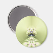 Grüne Meditation Magnet (Vorderseite/Rückseite)