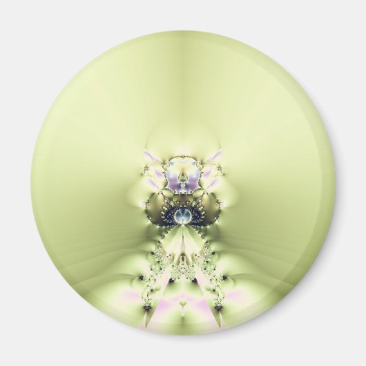 Grüne Meditation Magnet (Vorne)