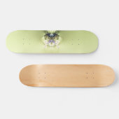 Grüne Meditation Skateboard (Horizontal)