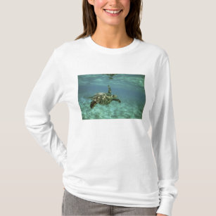 Grüne Meeresschildkröte, (Chelonia mydas), Kona T-Shirt