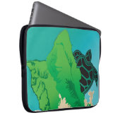 Grüne Meeresschildkröte Hanauma Bucht-Hawaiis Laptopschutzhülle (Vorne Rechts)