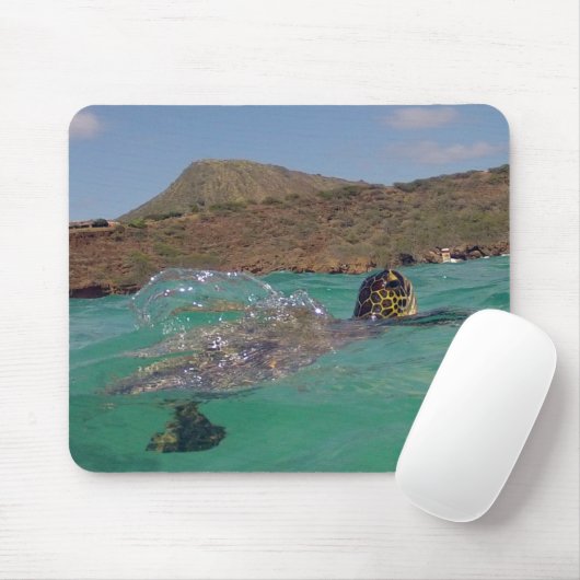 Grüne Meeresschildkröte Hawaiis Mousepad (Mit Mouse)