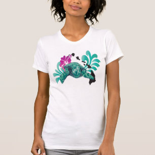 Grüne Meeresschildkröte Hawaiis T-Shirt