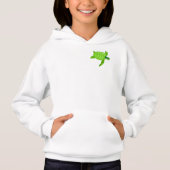 Grüne Meeresschildkröte Hoodie (Vorderseite)