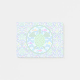 Grüne Meeresschildkröte Post-it Klebezettel