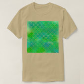 Grüne Meerjungenskala 1 T-Shirt (Design vorne)