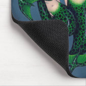 "Grüne Meerjungfrau-Dreiergruppen" Mousepad (Ecke)