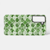 Grüne Meerjungwaage Samsung Galaxy Hülle (Rückseite (Horizontal))