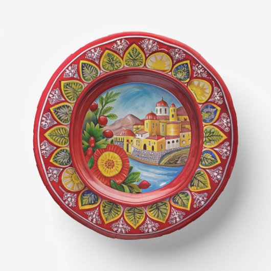 Grüne Melaminpapierplatte Pappteller (Vorderseite)