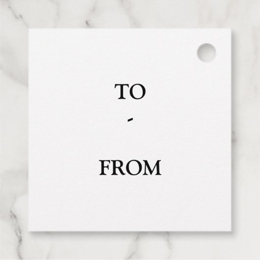 GRÜNE MERRY CHRISTMAS EINFACHE FAVOR TAVOR GESCHENKANHÄNGER (Rückseite)