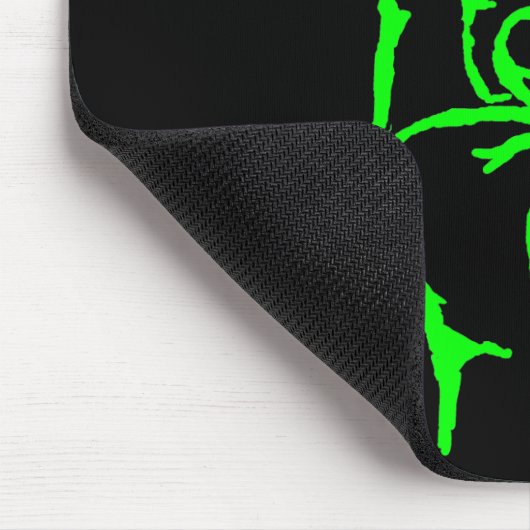 Grüne Metallhörner Mousepad (Ecke)