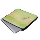 Grüne Metallschweißungs-Schmutz-Fotografie Laptopschutzhülle (Vorne Knopf)