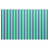 Grüne, Midnight Blue, White & Powder Blue Lines Stoff (Fat Quarter (45,7 x 55,9 cm))