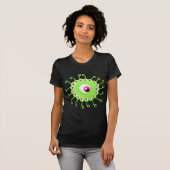 Grüne Mikrobe T-Shirt (Vorne ganz)