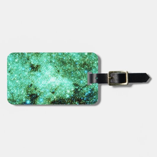 Grüne Milchstraße Gepäckanhänger (Vorderseite horizontal)