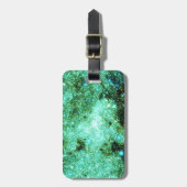 Grüne Milchstraße Gepäckanhänger (Vorderseite vertikal)