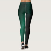 Grüne Minimalistin aus reiner Ruhe Leggings (Rückseite)