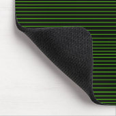 Grüne Minimallinien Mousepad (Ecke)