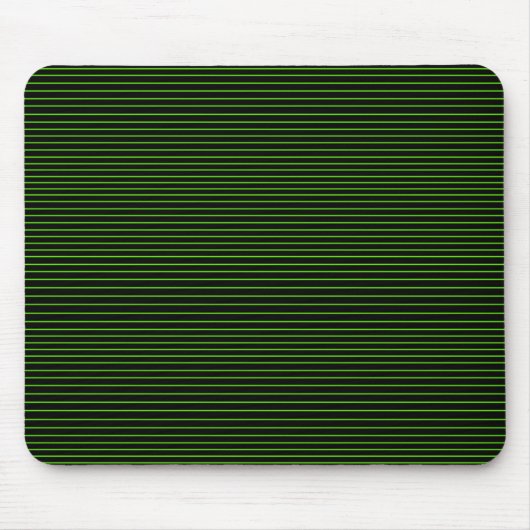 Grüne Minimallinien Mousepad (Vorne)