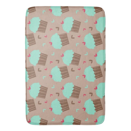 Grüne Minze Badematte (Vorderseite Vertikal)