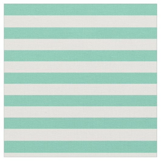 Grüne Minze u. Weiß Striped Stoff (Nahaufnahme)