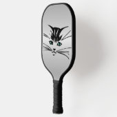 Grüne Mit Augen Katze Pickleball Schläger (Links)