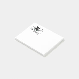 Grüne Mit Augen Katze Post-it Klebezettel