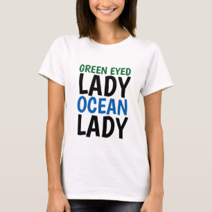 GRÜNE MIT AUGEN LADY, Vintage T - Shirt