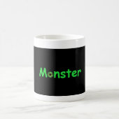 Grüne mit Augen Monster-Kaffee-Tasse Kaffeetasse (Mittel)