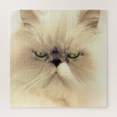 Grüne Mit Augen Perserkatze Puzzle (Vertikal)