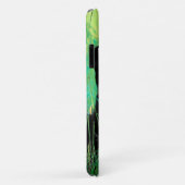 Grüne Mit Augen Schwarzkatzenstallung Case-Mate iPhone Hülle (Hinten/Rechts)