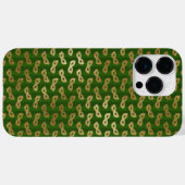 GRÜNE MIT GOLD MARDI GRAS MASKS Case-Mate iPhone HÜLLE (Rückseite (Horizontal))