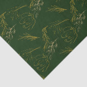 Grüne mit Goldmedaille Seidenpapier (Ausschnitt)
