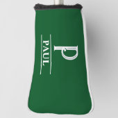 Grüne Mit Monogramm Putter Kopfbedeckung Golf Headcover (Rotieren 90)