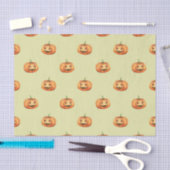 GRÜNE MIT ORANGE ERNTEDANK PUMPKINS SEIDENPAPIER (Handwerk)