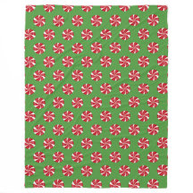 GRÜNE MIT ROTEN UND WEISSEN CHRISTMAS HARTKANDIEN