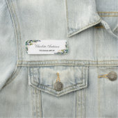 Grüne Mitarbeiter Namensschild (Beispiel)