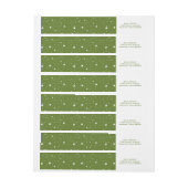 Grüne moderne Glitzern und Punktmuster (Bogen)